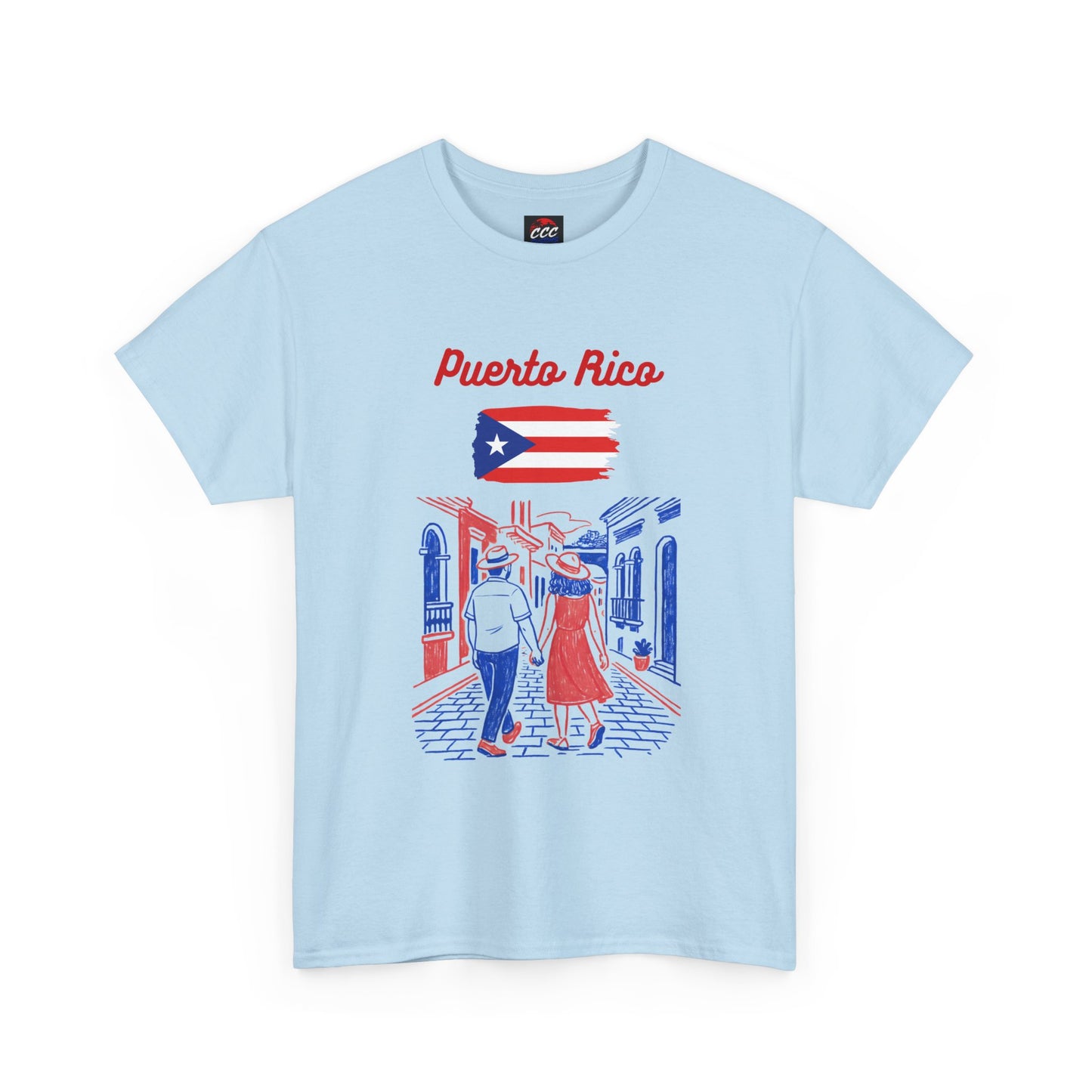 Puerto Rico Vintage Street Scene T-Shirt