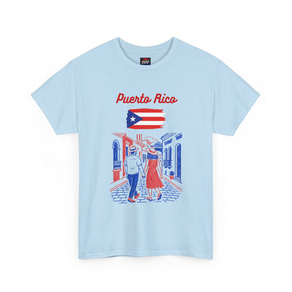 Puerto Rico Vintage Street Scene T-Shirt
