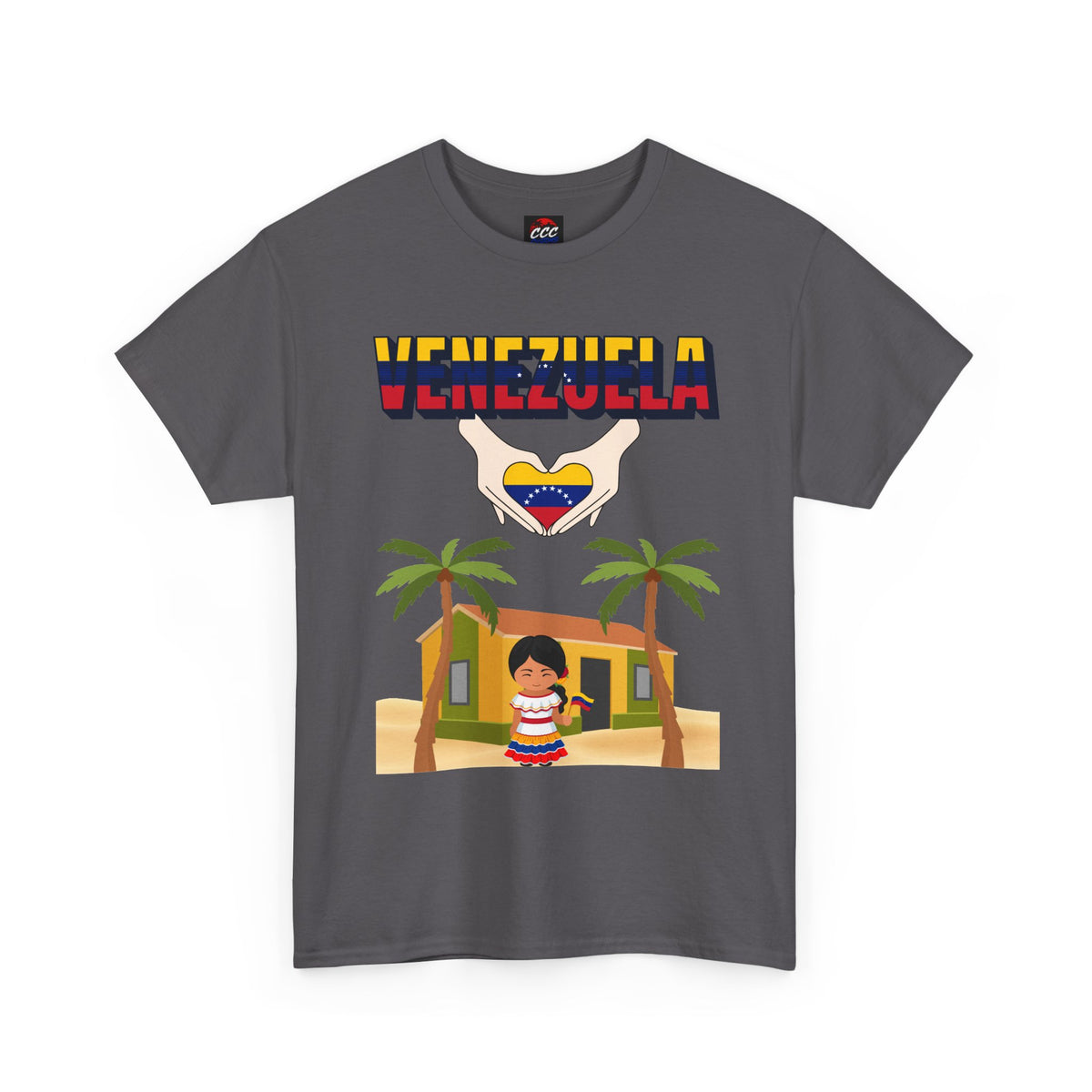 Venezuela Heart Graphic T-Shirt