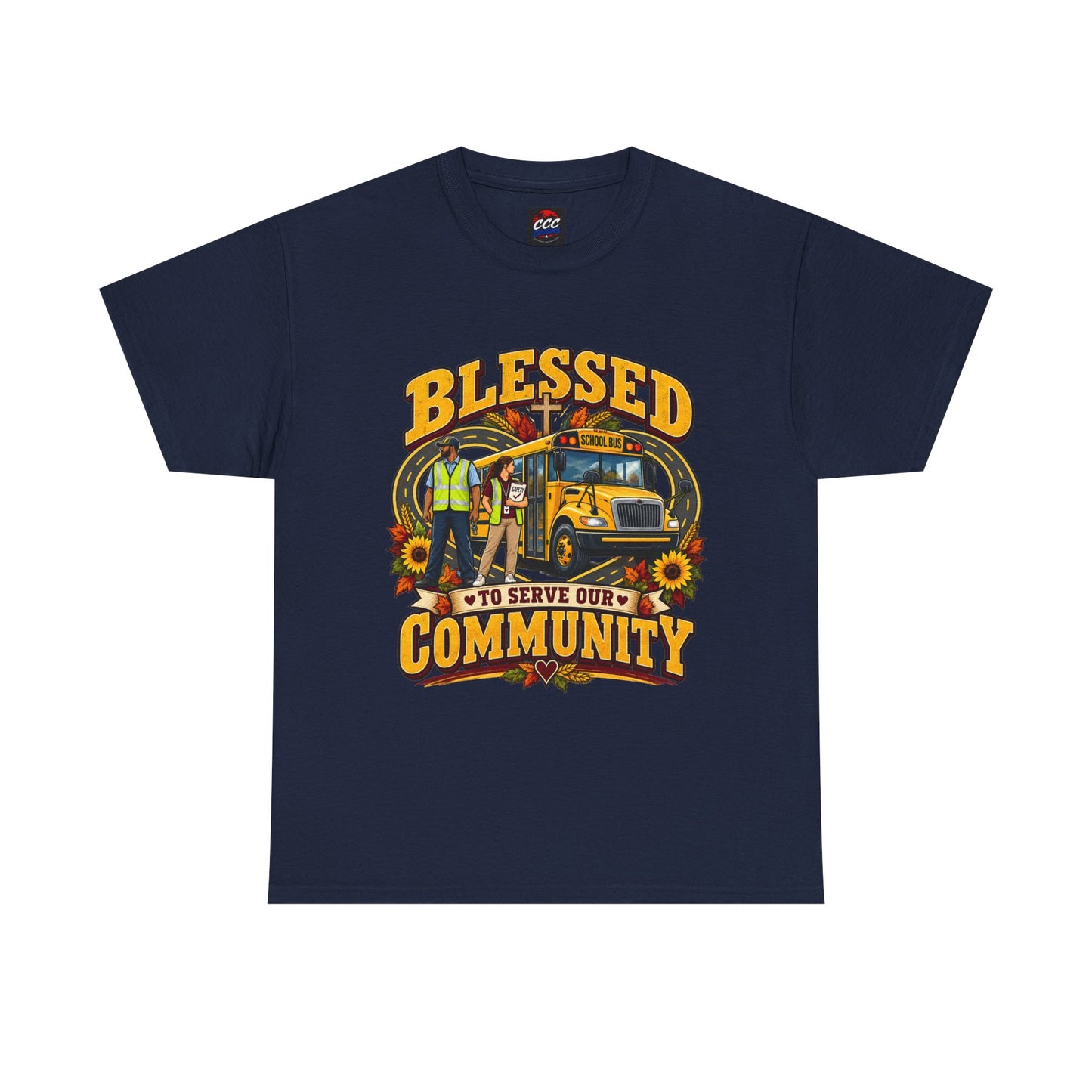 Blessed To Serve Our Community Tee — Fall Version