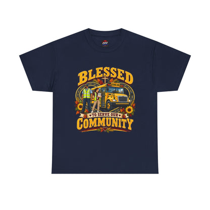 Blessed To Serve Our Community Tee — Fall Version