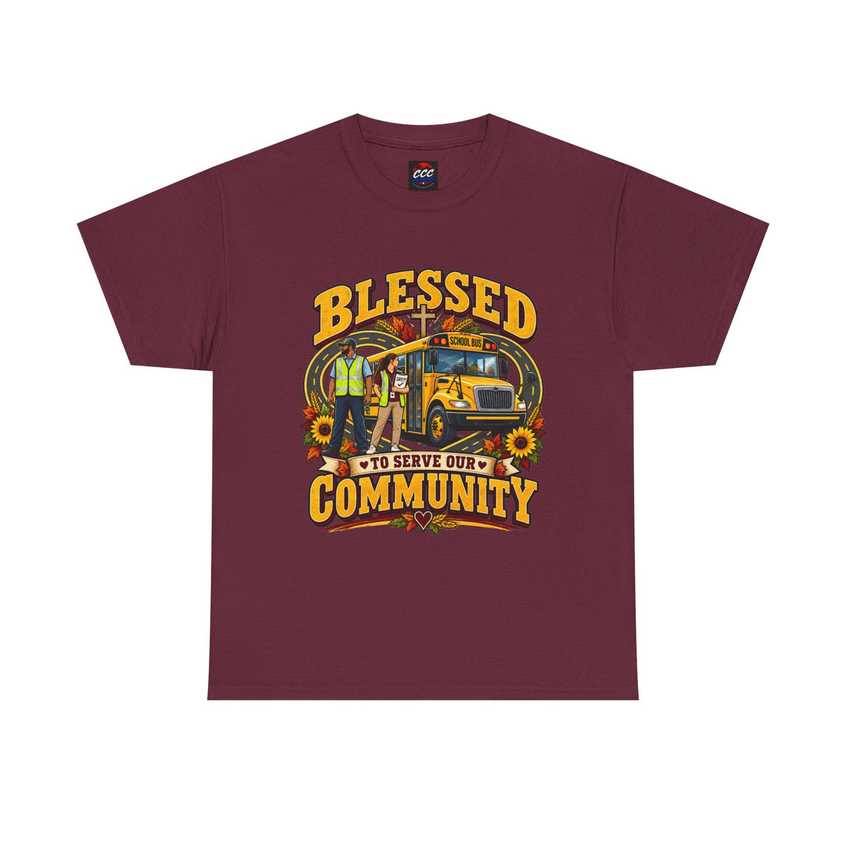 Blessed To Serve Our Community Tee — Fall Version