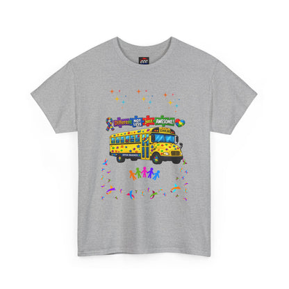 Autism Awareness School Bus T-Shirt