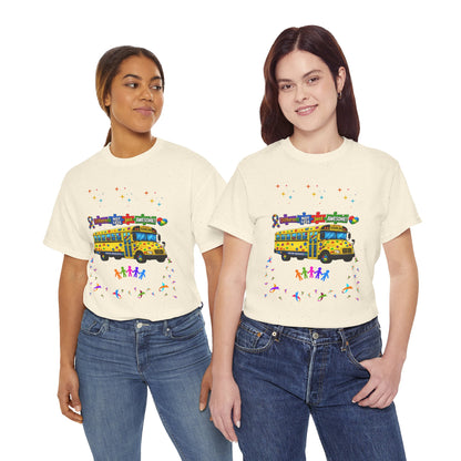 Autism Awareness School Bus T-Shirt