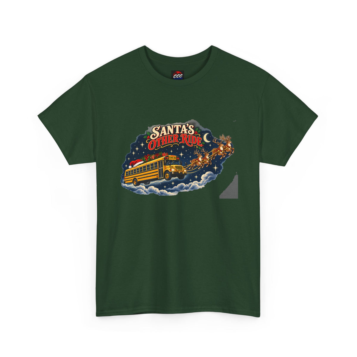 Santa’s Other Ride Christmas School Bus Tee