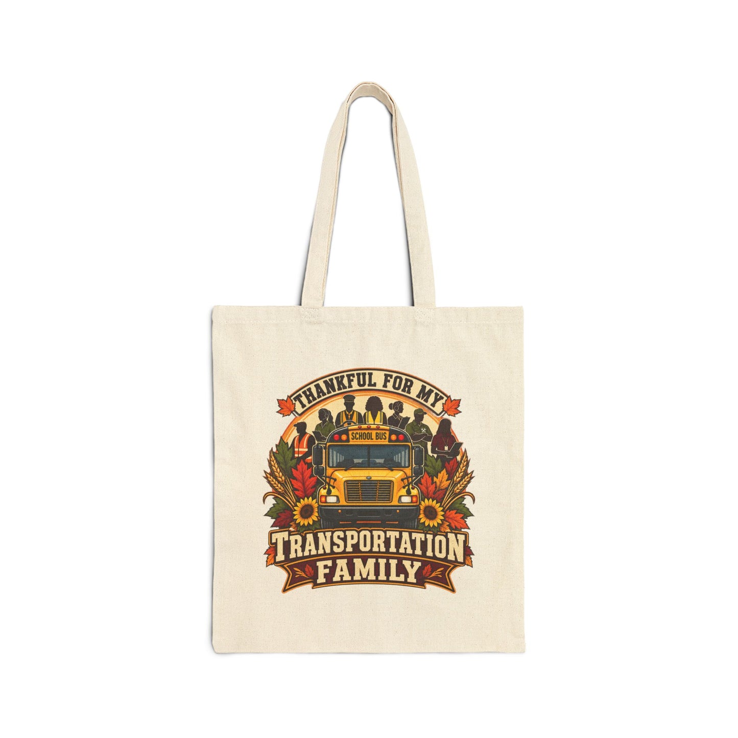 Thankful for My Transportation Family Tote Bag
