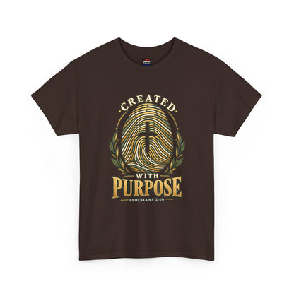 Created With Purpose Christian Tee