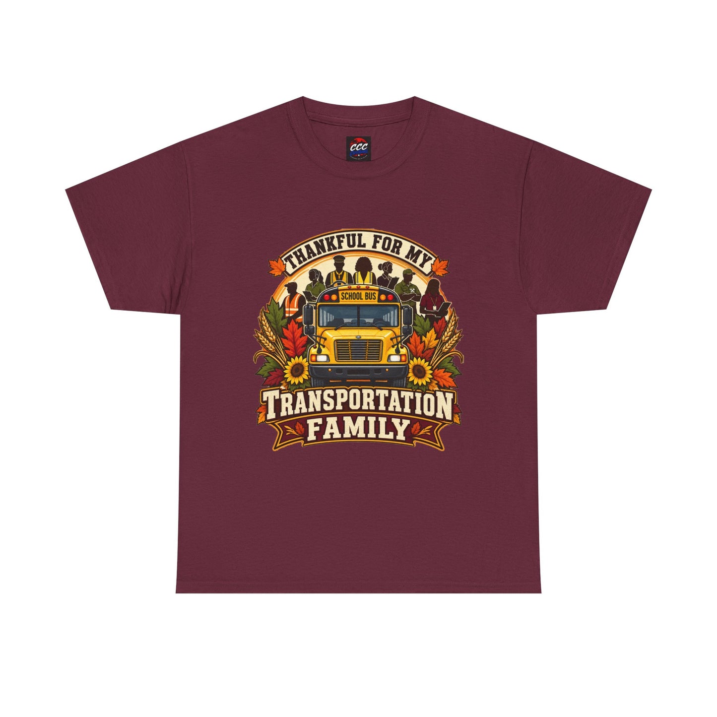 Thankful for My Transportation Family T-Shirt