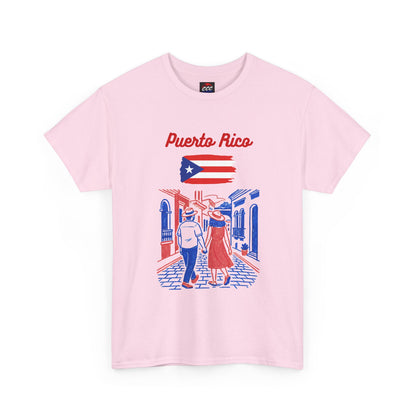 Puerto Rico Vintage Street Scene T-Shirt