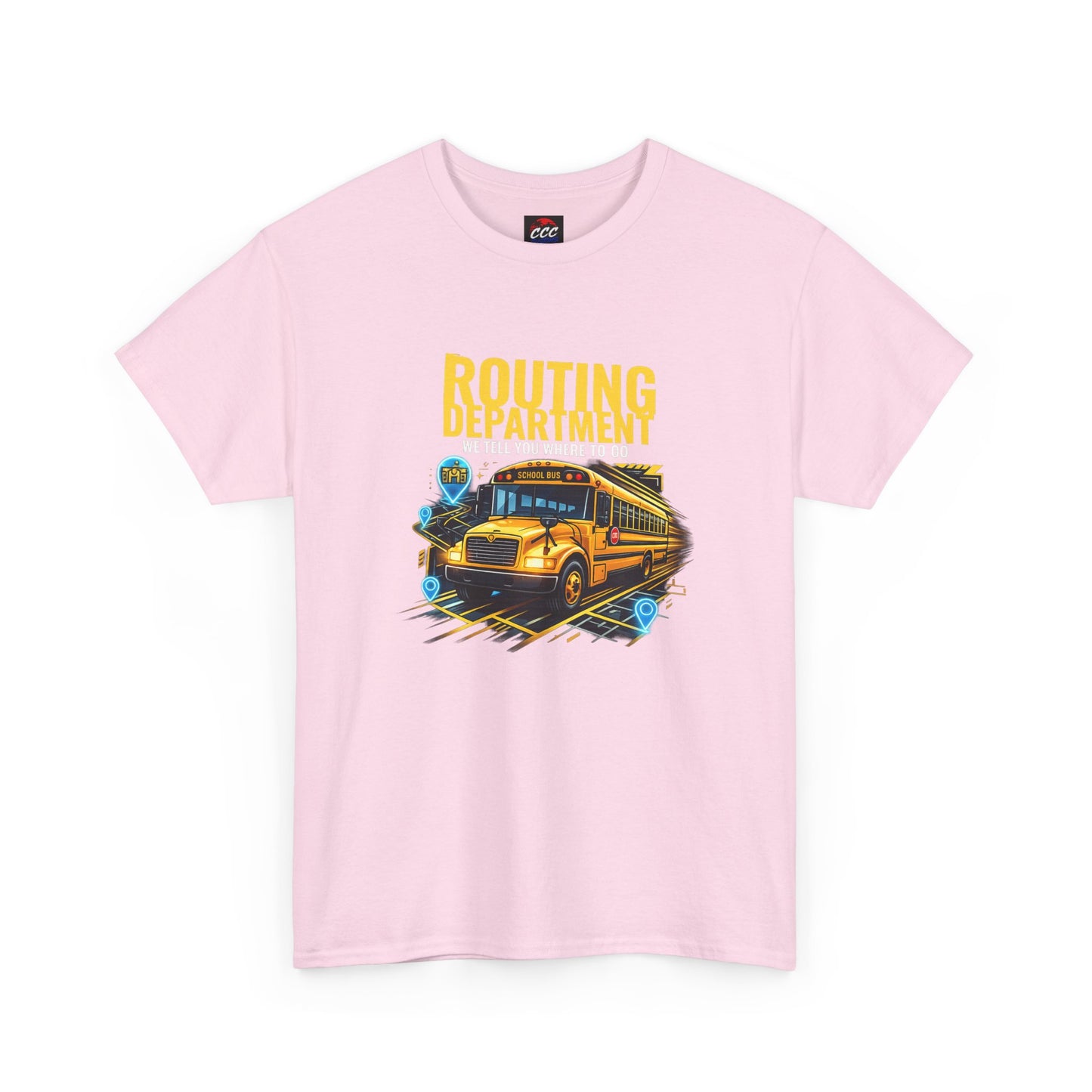 Routing Department School Bus T-Shirt