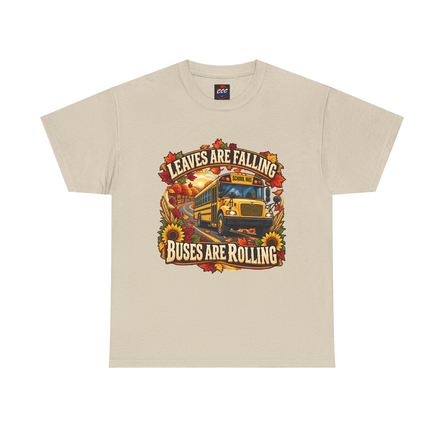 Leaves Are Falling, Buses Are Rolling T‑Shirt