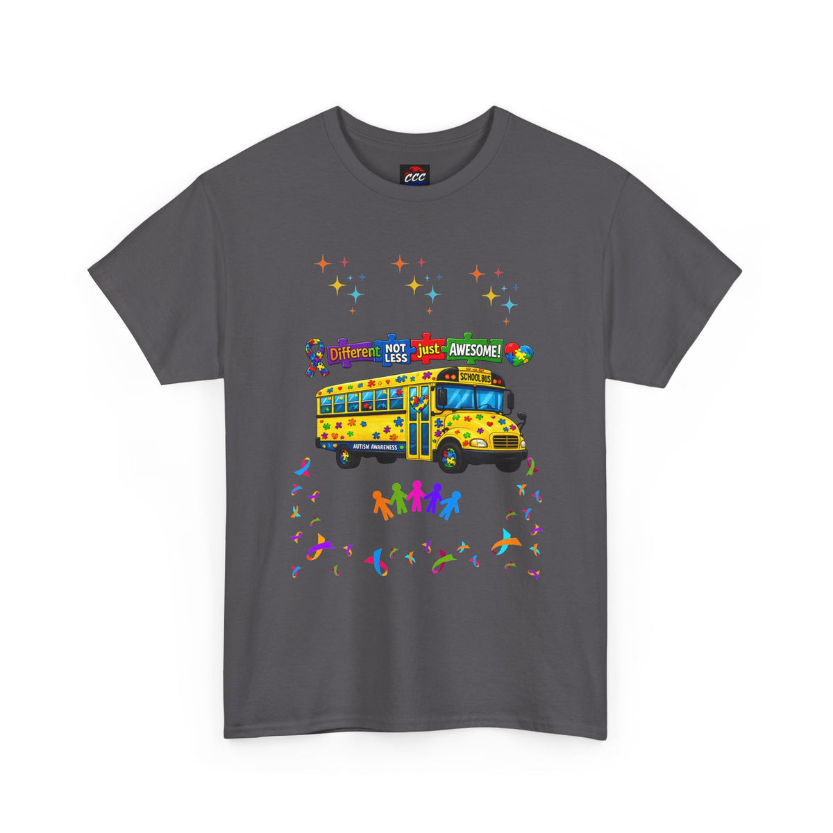 Autism Awareness School Bus T-Shirt