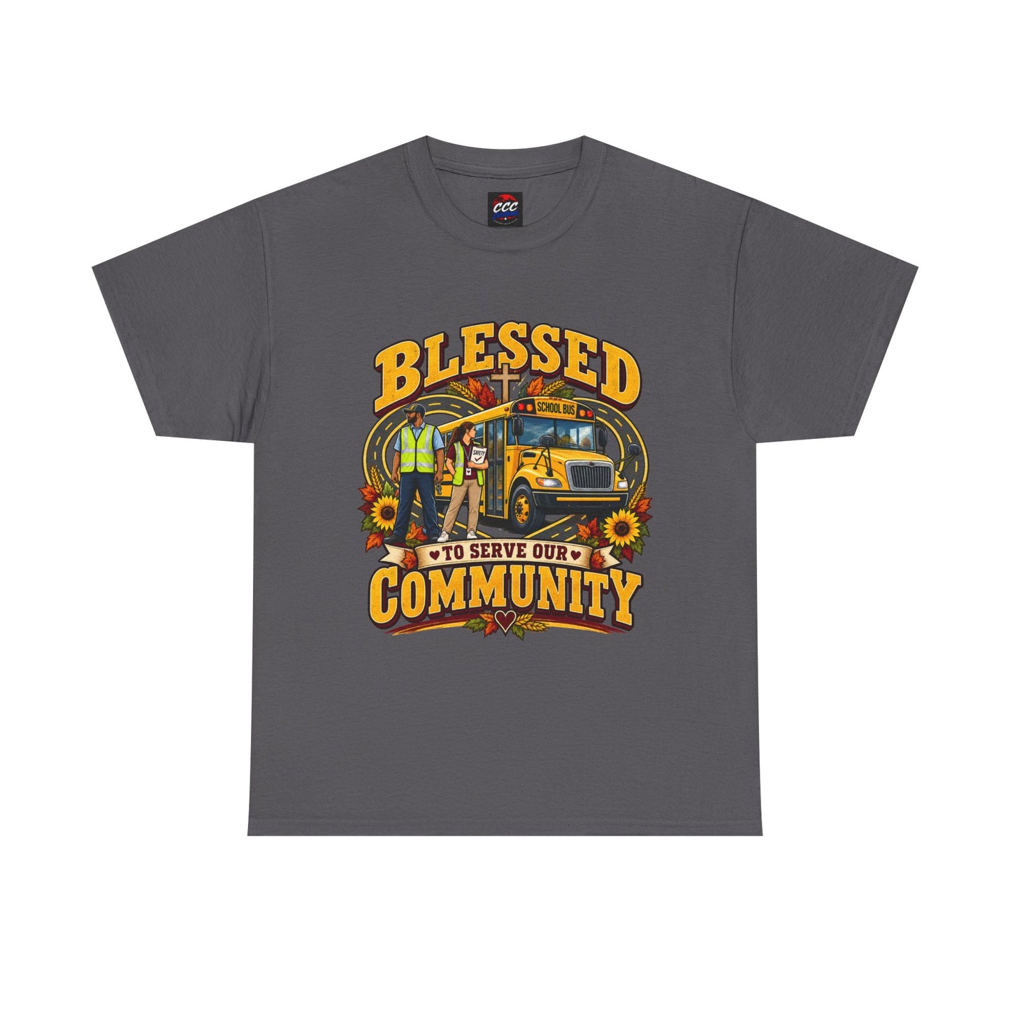 Blessed To Serve Our Community Tee — Fall Version