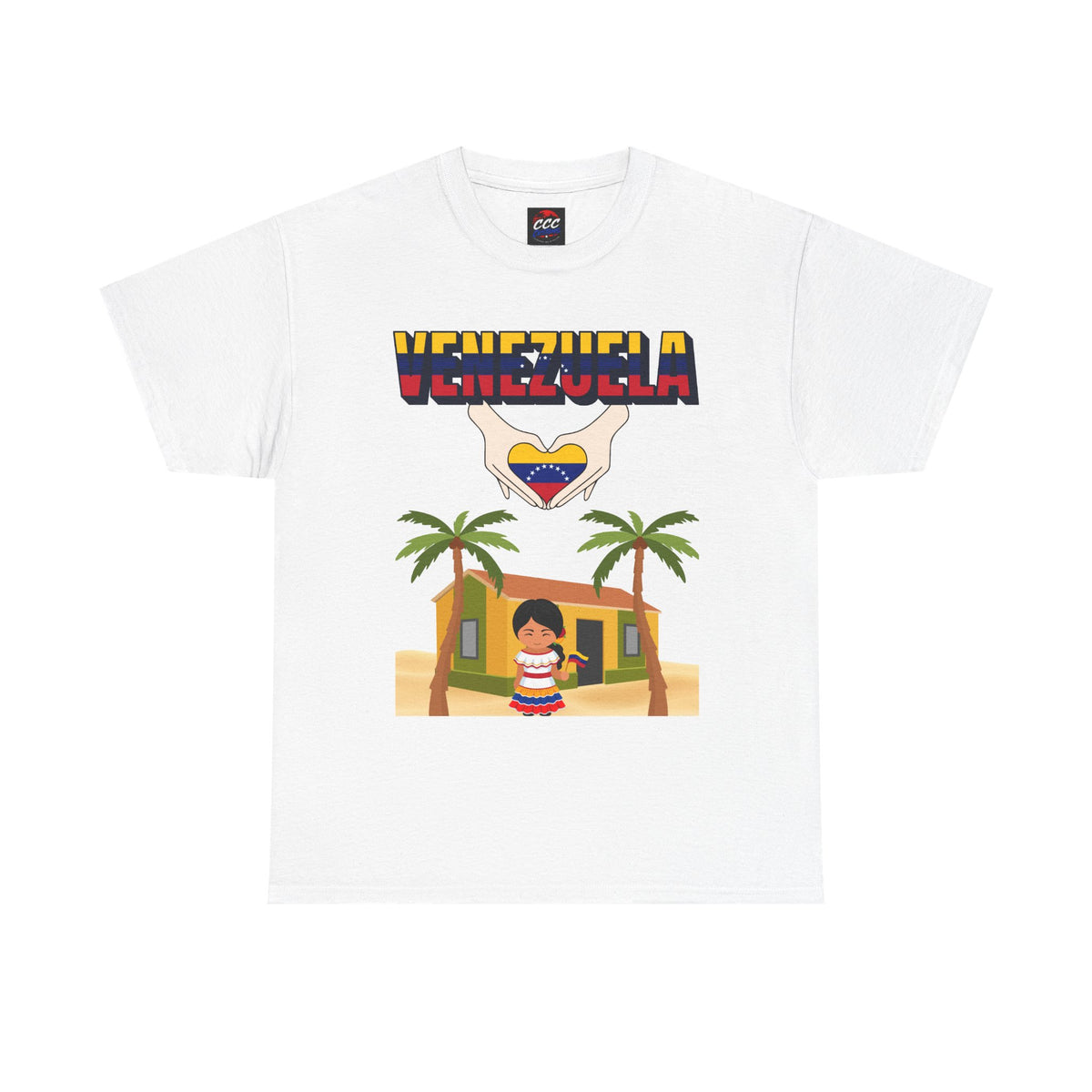 Venezuela Heart Graphic T-Shirt