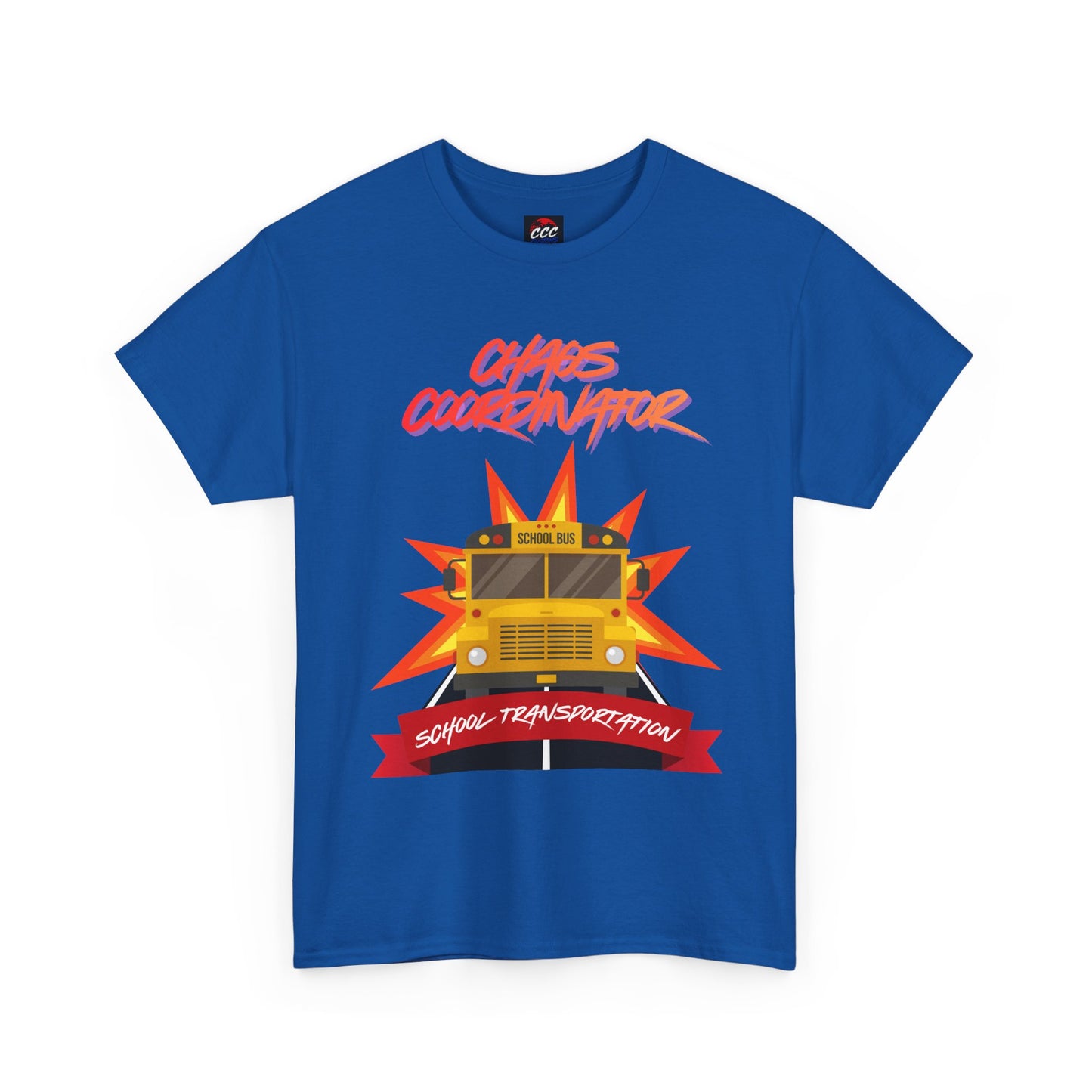 Chaos Coordinator School Bus T-Shirt