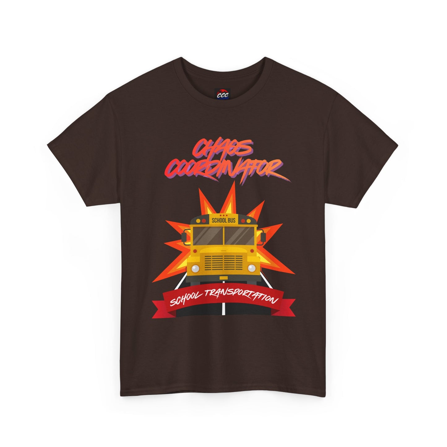 Chaos Coordinator School Bus T-Shirt