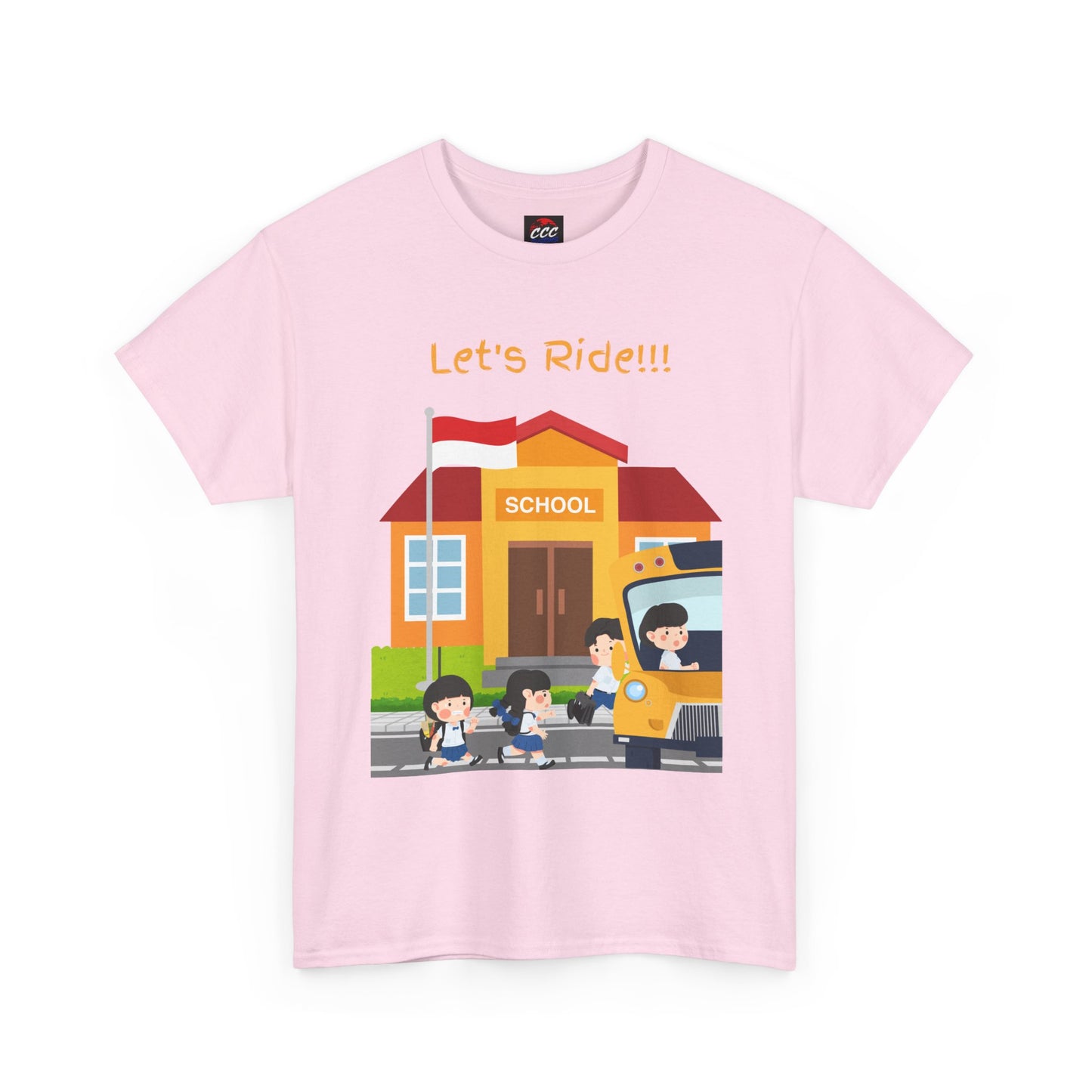 Let’s Ride! School Bus Kids T-Shirt