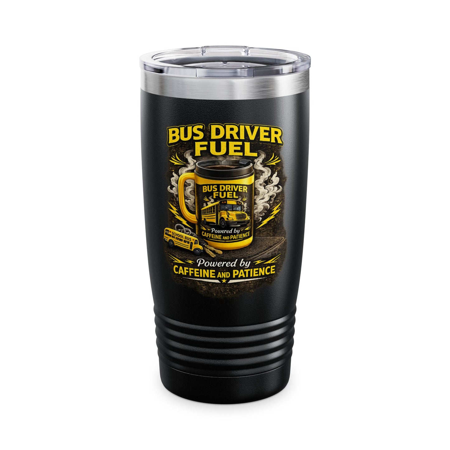Bus Driver Fuel 20oz Tumbler – Caffeine & Patience Travel Mug