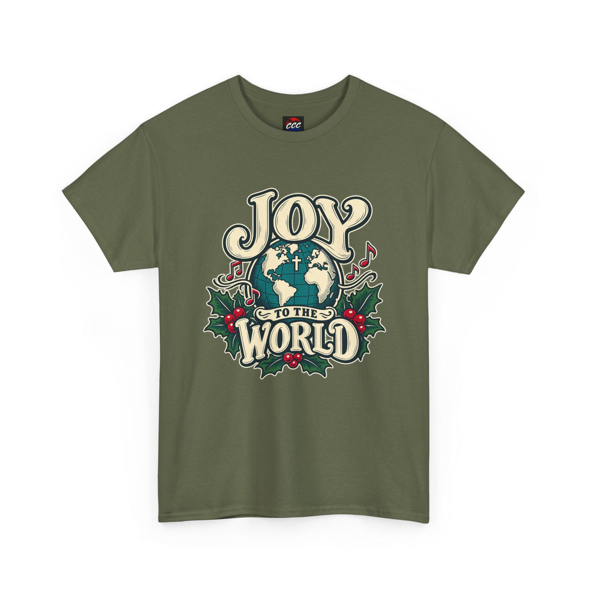 Joy to the World Christmas Graphic Tee
