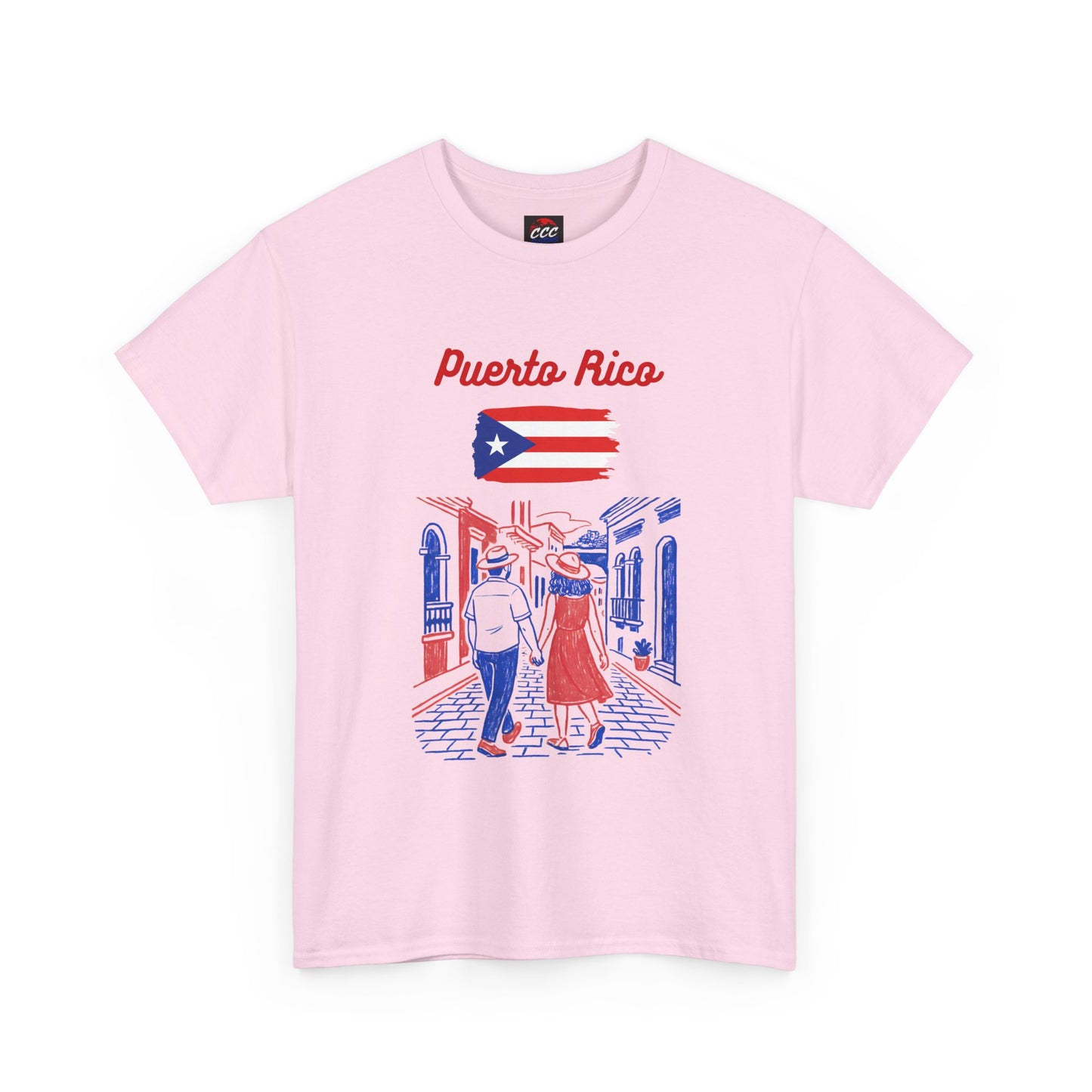 Puerto Rico Vintage Street Scene T-Shirt