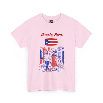 Puerto Rico Vintage Street Scene T-Shirt