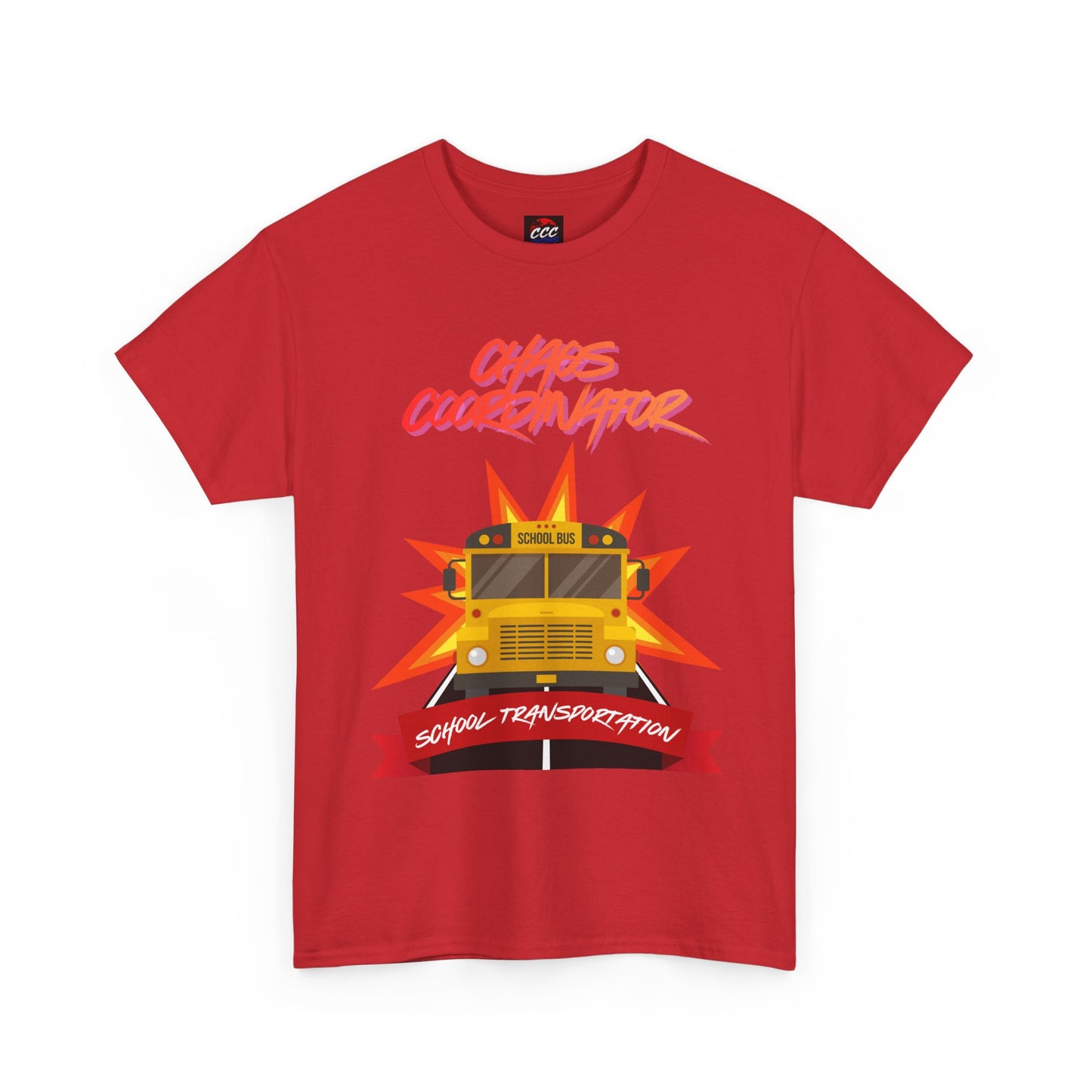 Chaos Coordinator School Bus T‑Shirt