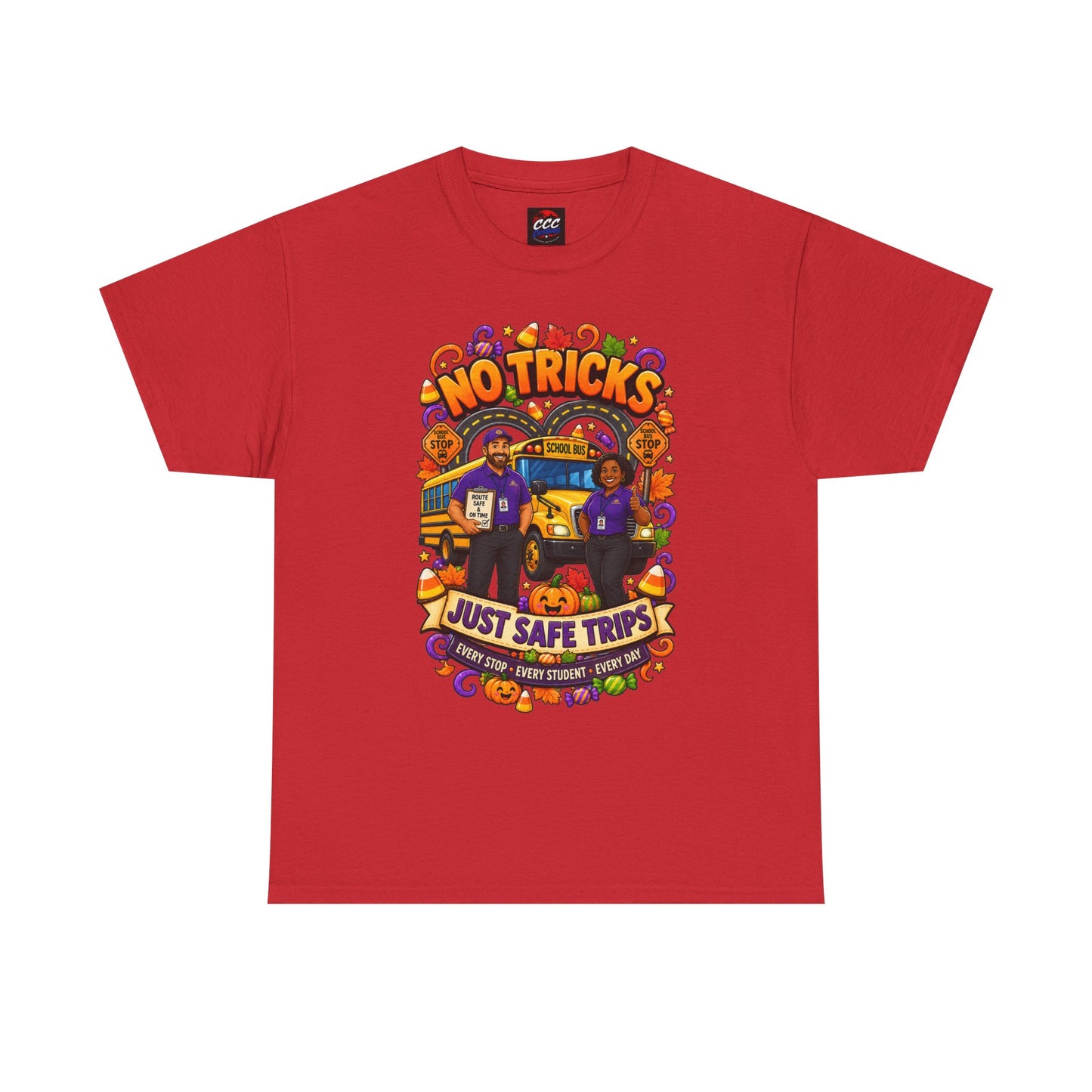 No Tricks Just Safe Trips Tee