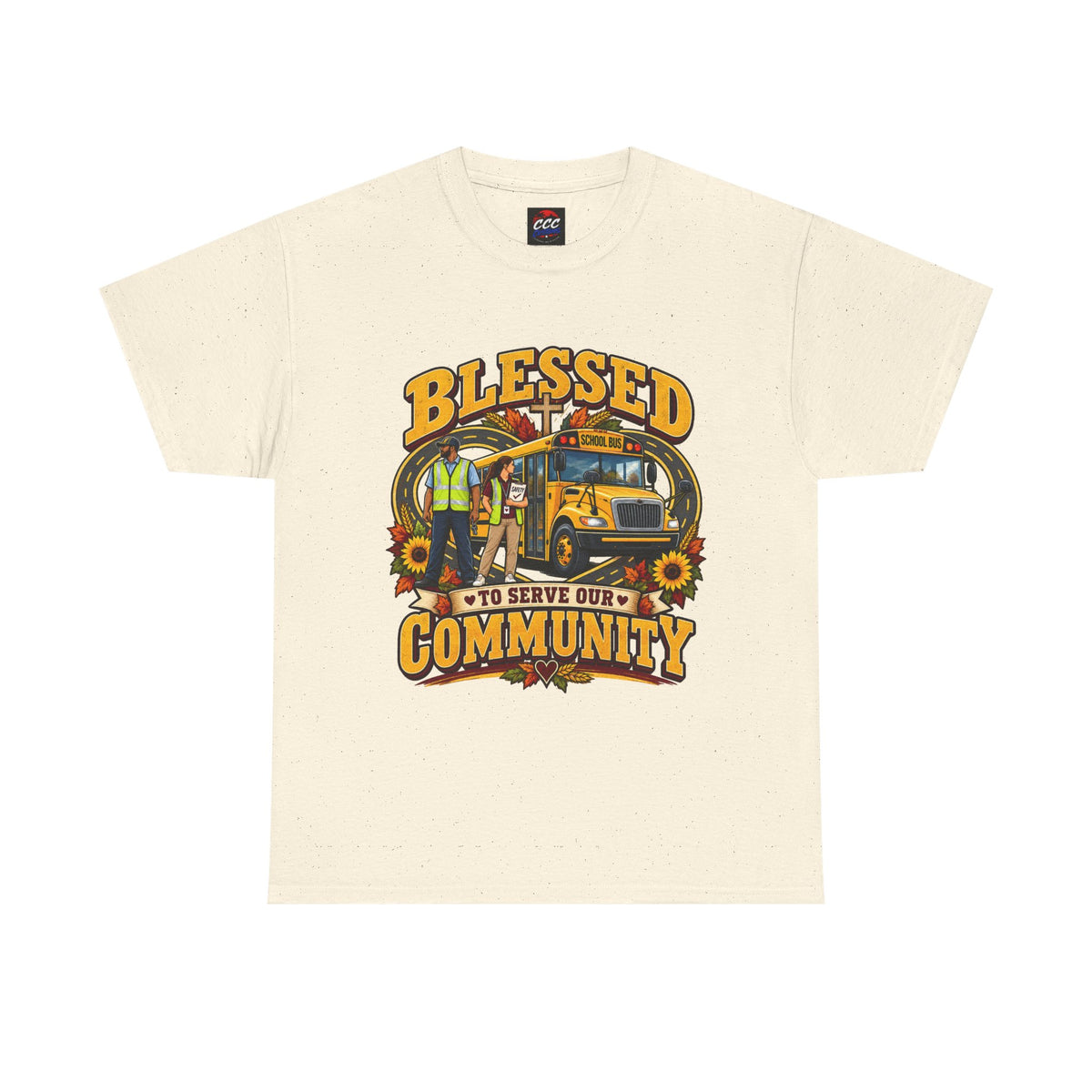 Blessed To Serve Our Community Tee — Fall Version