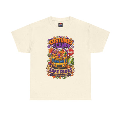 Halloween Candy Bucket School Bus Tee