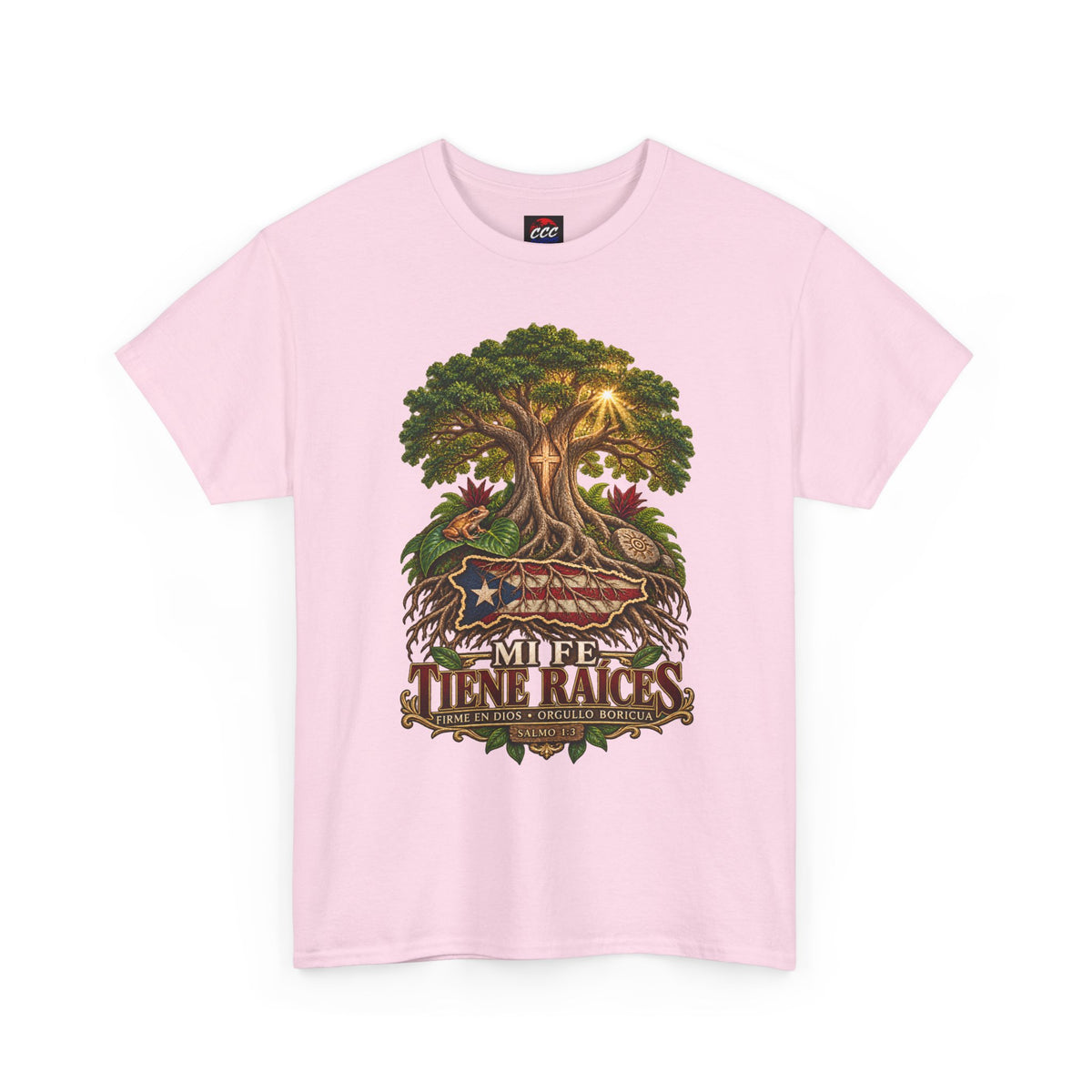 'Mi Fée Tiene Raíces' Tree of Life Vintage Flag Tee