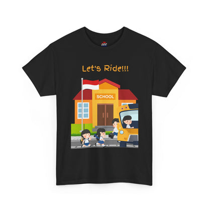 Let’s Ride! School Bus Kids T-Shirt