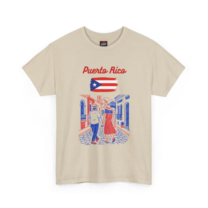 Puerto Rico Vintage Street Scene T-Shirt