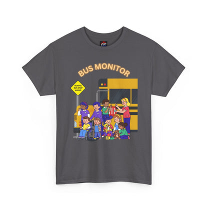 Bus Monitor with Students T-Shirt