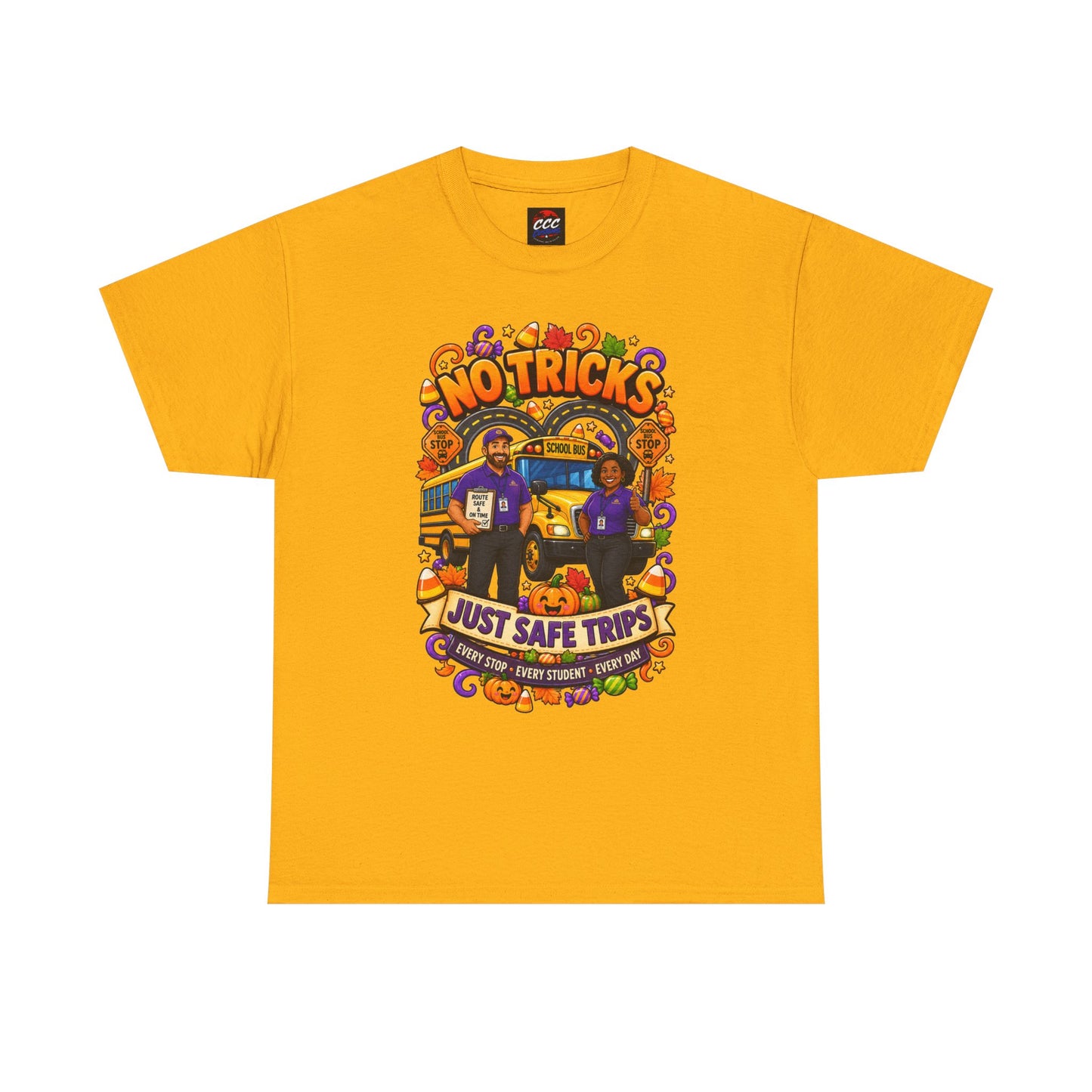 No Tricks Just Safe Trips Tee
