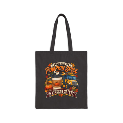 Powered by Pumpkin Spice & Student Safety Tote Bag