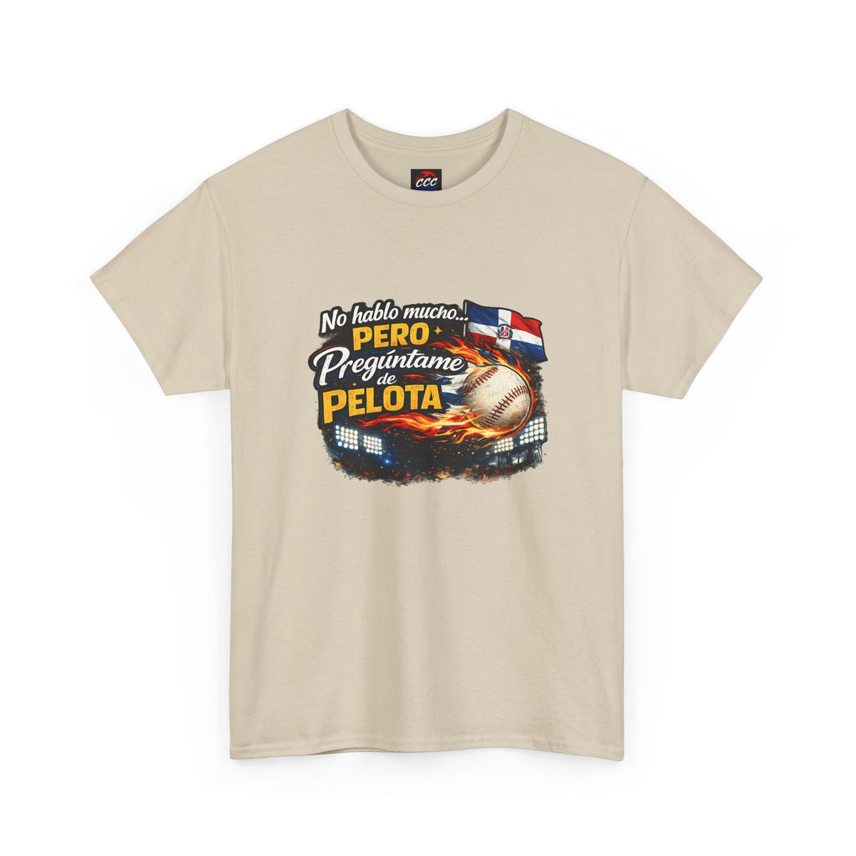 Baseball Dominican Flag Design T-Shirt