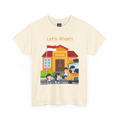 Let’s Ride! School Bus Kids T-Shirt