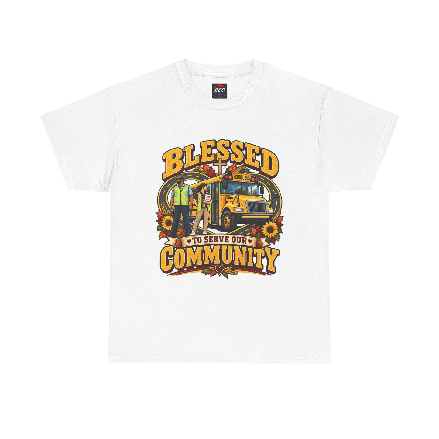 Blessed To Serve Our Community Tee — Fall Version