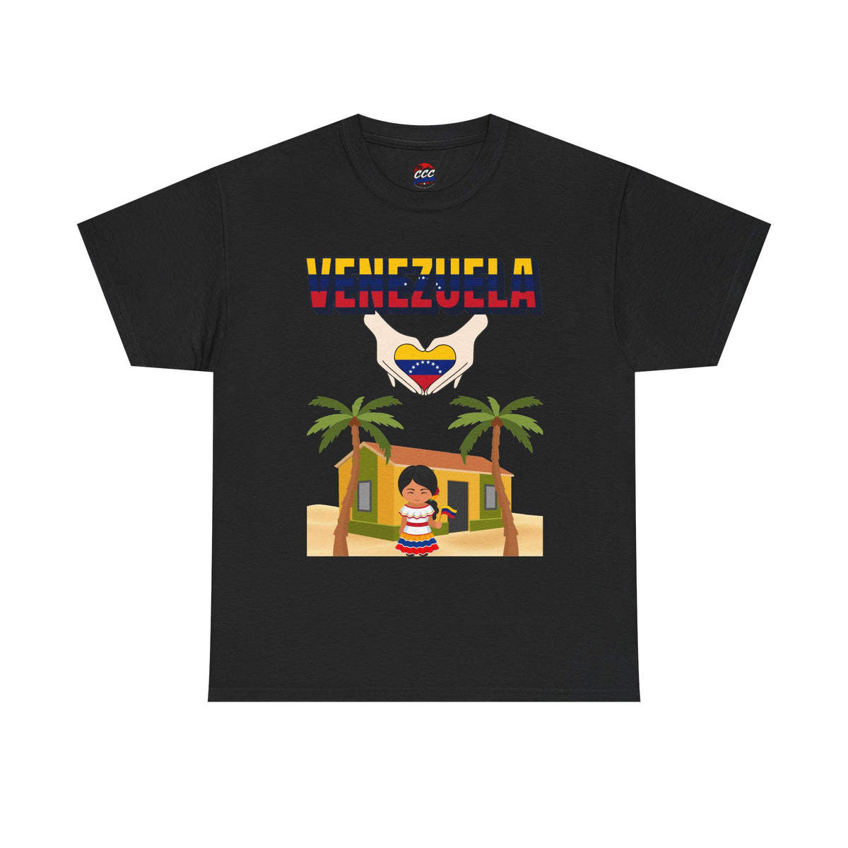 Venezuela Heart Graphic T-Shirt