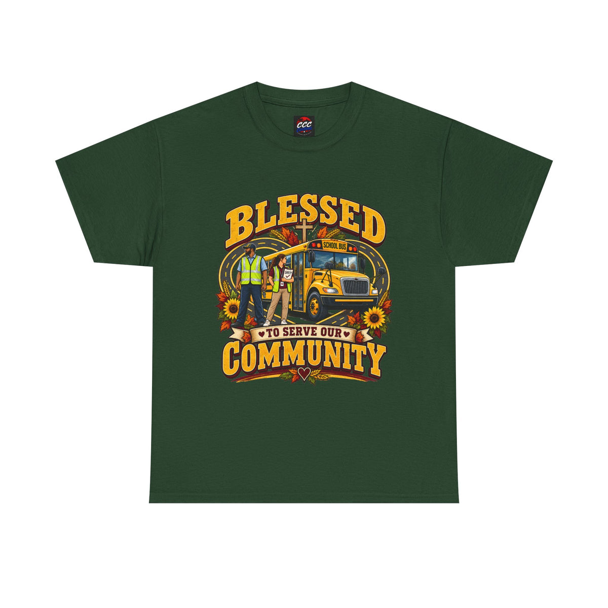 Blessed To Serve Our Community Tee — Fall Version