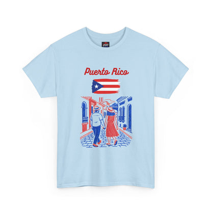 Puerto Rico Vintage Street Scene T-Shirt