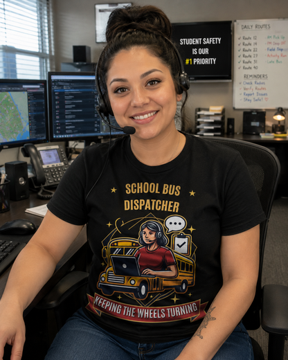 School Bus Dispatcher T-Shirt