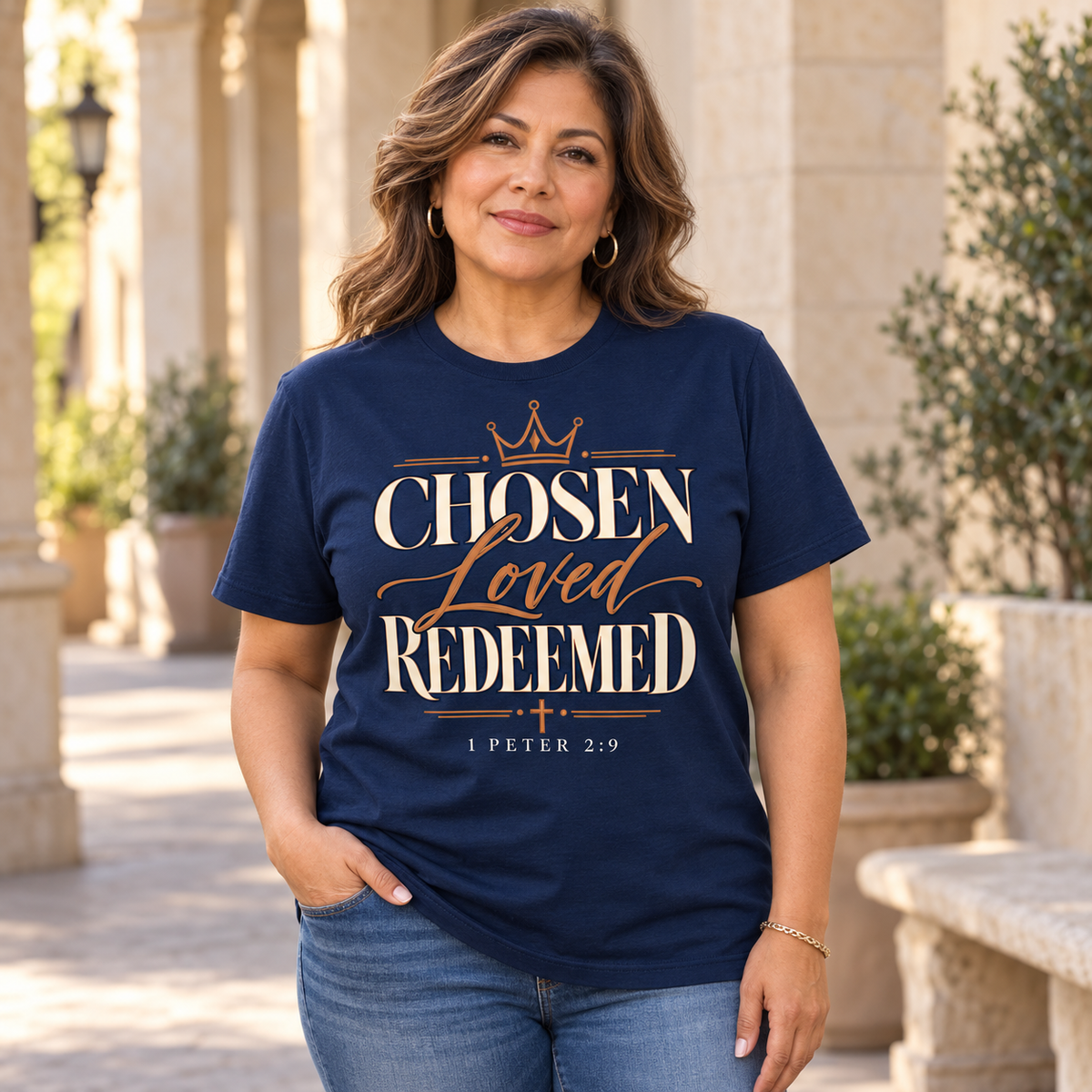 Chosen Loved Redeemed Tee