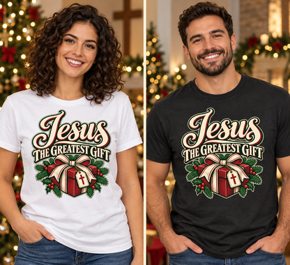 Jesus The Greatest Gift Christmas Tee