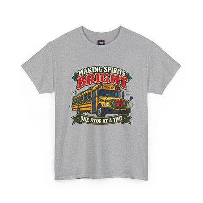 Making Spirits Bright Christmas Bus Tee
