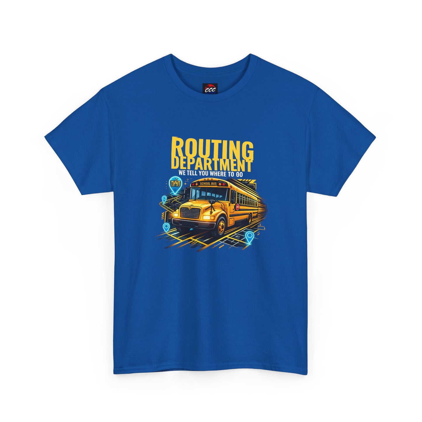 Routing Department School Bus T-Shirt
