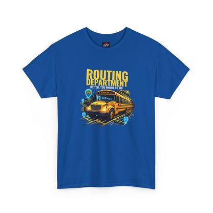 Routing Department School Bus T-Shirt
