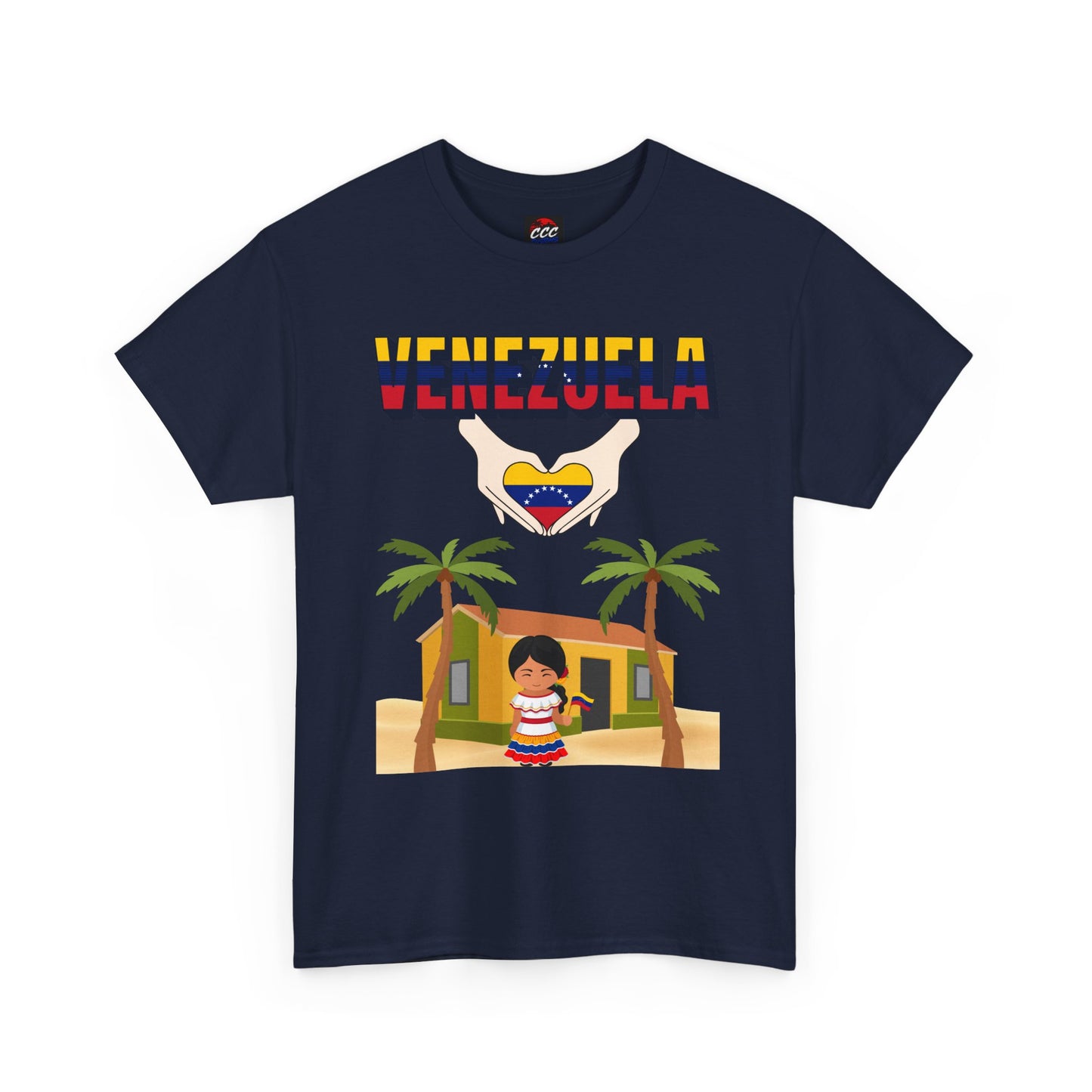 Venezuela Heart Graphic T-Shirt
