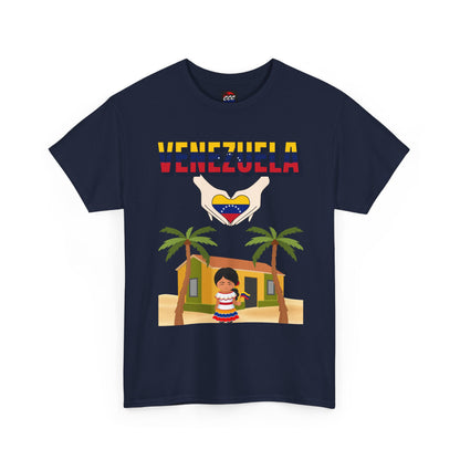 Venezuela Heart Graphic T-Shirt