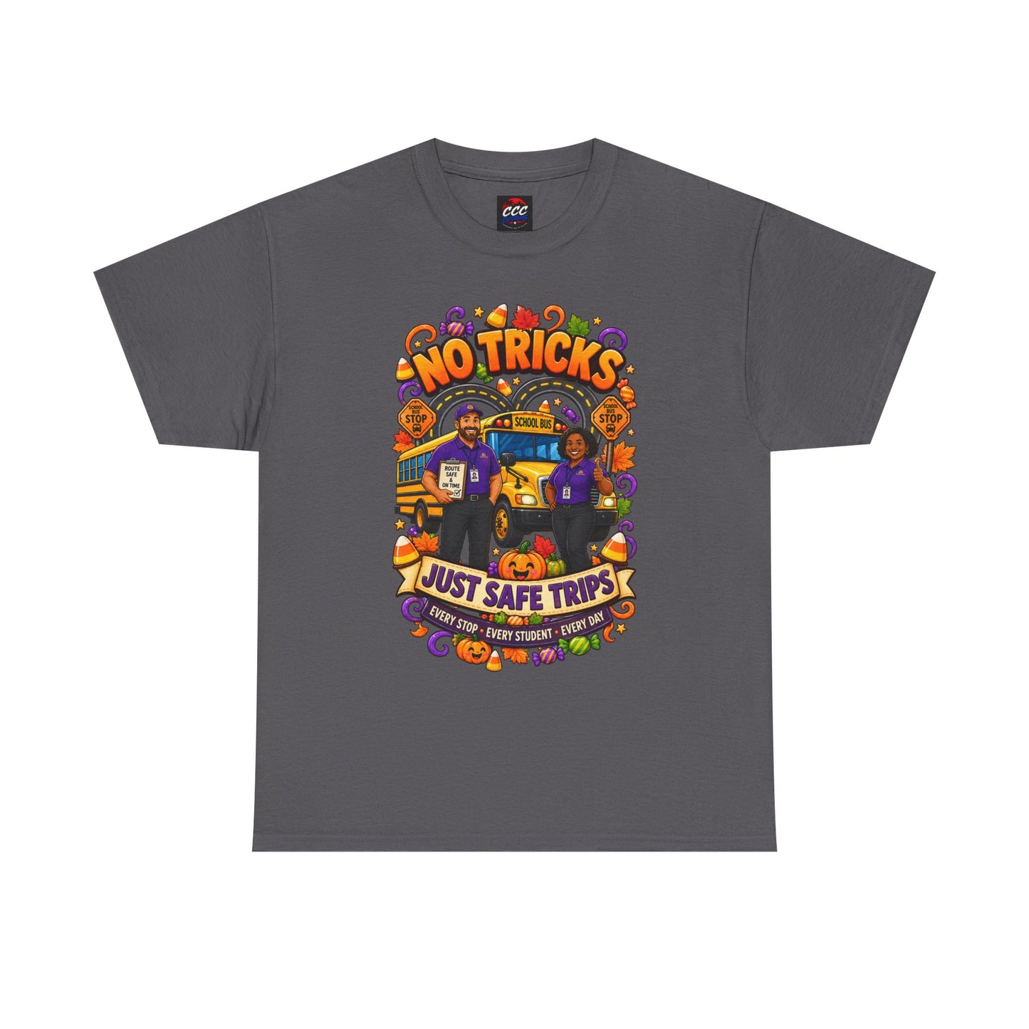 No Tricks Just Safe Trips Tee